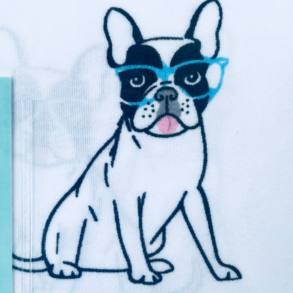 Whimsical Smarty French Bulldog FULL Sheet Set - Picture 4 of 8